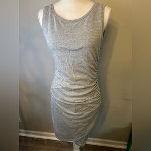 Leith Gray Sleeveless Fitted Dress